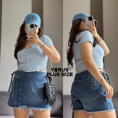 [viruSpluSSize]Áo crop gân Aero xuất dư xịn (AEROATGAN)