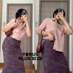 [viruSpluSSize]Chân váy Anth chất thun lưới xuất xịn bigSize