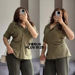 [viruSpluSSize]Áo Somi Primark nhún eo nhẹ hack dáng bigSize