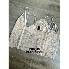 [viruSpluSSize]Chíêc corSet ren f21 xinh xịn bigSize(9659)