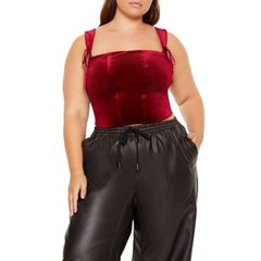 [viruSpluSSize]Áo dây f21pluS nhung xuất dư bigSize(5182)