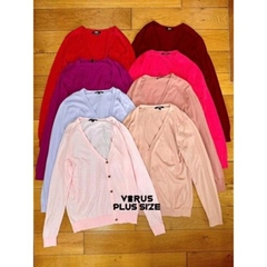 [viruSpluSSize]Cardigan Uni len dệt mỏng nhẹ baSic bigSize
