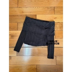 [viruSpluSSize]Áo bẹt vai f21pluS thun gân bigSize xúât xịn(7562)