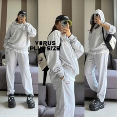 [viruSpluSSize]Set hoodie/ quần nỉ GJ bigSize xúât dư