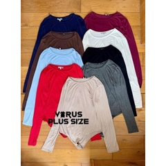 [viruSpluSSize]BodySuit FaShion nova thun mát mịn baSic