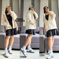 [viruSpluSSize]Áo khoác DSG khoá zip 2 màu BigSize xuất xịn