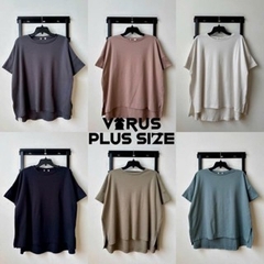 Áo thun MUJ.I tay nối overSize xuất xịn