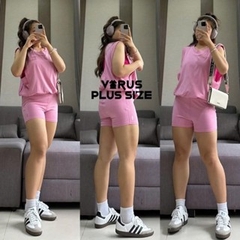 [viruSpluSSize]JumSuit FB movement chất thun bigSize