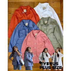 [viruSpluSSize]Áo khóac Kaki Anybody bigSize xuất xịn