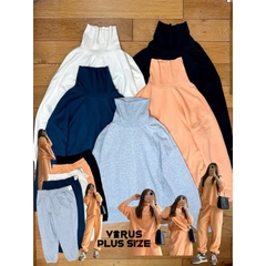 [viruSpluSSize]bộ dSg cổ lọ quần jogger Set bộ mùa đông bigSize