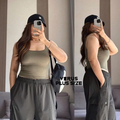 [virusplussize]Quần dù lưng thun Topten bigsize