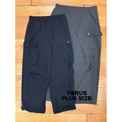 [virusplussize]Quần dù lưng thun Topten bigsize