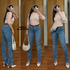 [virusplussize [khonhc]Skinny YODY chất jean thun co giãn tốt bigsize