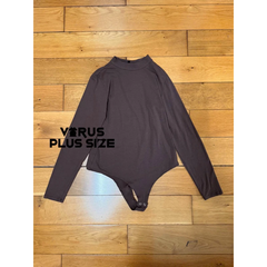 [virusplussize] [khonhc] bodysuit fashion nova thun cotton bigsize
