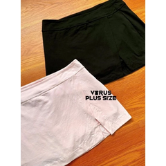 [virusplussize]Chân váy ngắn f21plus cotton bigsize(7101)