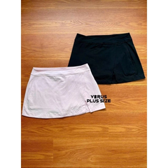 [virusplussize]Chân váy ngắn f21plus cotton bigsize(7101)