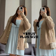 [virusplussize]Cargian Cabi vặn thừng len dày dặn bigsize