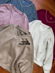 Áo cổ tim YPB form cánh dơi thun dày dặn xuất xịn bigsize