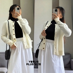 Cardigan Caslon len xuất xịn basic bigsize