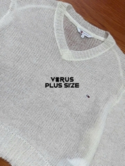 Áo len crop Tommy mỏng nhẹ xuất xịn bigsize