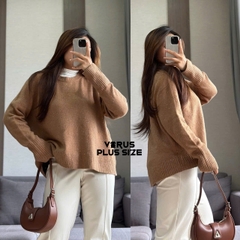 Áo len cổ tròn Treasure xuất xịn bigsize