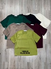 Áo lụa gân Primark basic bigsize