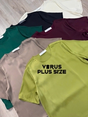Áo lụa gân Primark basic bigsize
