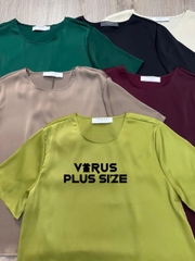 Áo lụa gân Primark basic bigsize