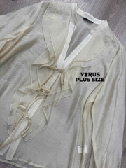 Áo somi kiểu ZAra cổ V bèo xuất xịn bigsize