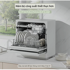 Máy Rửa Bát Xiaomi Mijia 5 Bộ S2 – Khử Trùng 99,9% Kết Nối App Mihome