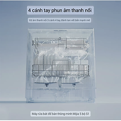 Máy Rửa Bát Xiaomi Mijia 5 Bộ S2 – Khử Trùng 99,9% Kết Nối App Mihome