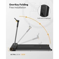 Máy Chạy Bộ Xiaomi Urevo Spacewalking Thông Minh Kết Nối App Độ Ồn Cực Thấp 25dB, Thiết Kế Mỏng Nhỏ Gọn Thảm Chạy Đàn Hồi 5 Lớp, Công Suất 745 W - Hàng Chính Hãng