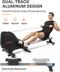 Máy Tập Xô Ngực Tay Xiaomi Urevo Folding Rower Độ Ồn Thấp 35dB Với Thiết Kế Nhỏ Gọn Linh Hoạt, Công Suất Lớn - Hàng Chính Hãng