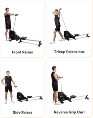 Máy Tập Xô Ngực Tay Xiaomi Urevo Folding Rower Độ Ồn Thấp 35dB Với Thiết Kế Nhỏ Gọn Linh Hoạt, Công Suất Lớn - Hàng Chính Hãng