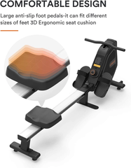 Máy Tập Xô Ngực Tay Xiaomi Urevo Folding Rower Độ Ồn Thấp 35dB Với Thiết Kế Nhỏ Gọn Linh Hoạt, Công Suất Lớn - Hàng Chính Hãng