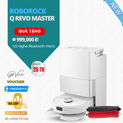 Robot Lau Nhà Roborock Q Revo Master Xòe Giẻ Lực Hút 10.000 Pa - Hàng Chính Hãng