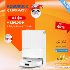 Robot Hút Bụi Lau Nhà Roborock Q Revo MaxV Lực Hút 7.000 Pa - Hàng Chính Hãng