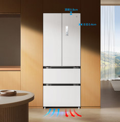 Tủ Lạnh Xiaomi Mijia 439L Mặt Pha Lê Ngăn Đông Mềm, Thiết Kế 4 Cửa