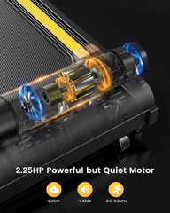 Máy Chạy Bộ Xiaomi Urevo Folding - Độ Ồn Thấp 35dB, Công Suất 1862 W - Hàng Chính Hãng