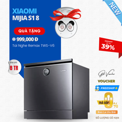 Máy Rửa Bát Xiaomi Mijia 8 Bộ VDW0801M Khử Trùng 99,9%, Kết Nối App Thông Minh
