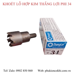 Mũi khoét lỗ hợp kim Thắng Lợi