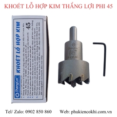 Mũi khoét lỗ hợp kim Thắng Lợi