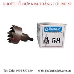 Mũi khoét lỗ hợp kim Thắng Lợi
