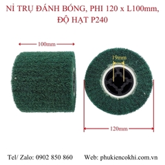 Nỉ trụ đánh bóng, phi 120 x L100mm