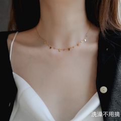 Dây chuyền titan charm nhí vuông 2500121