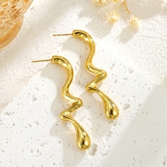 Bông tai titan mạ vàng 2500132