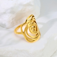 Nhẫn titan vàng hoa hồng 2600146