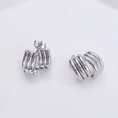 Bông tai titan bạc sọc 2600152