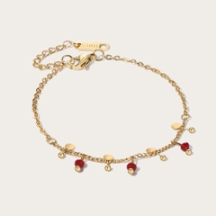 Vòng tay titahn charm đỏ 2600199