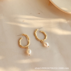 Bông tai chuôi bạc 925 ngọc trai  2600222